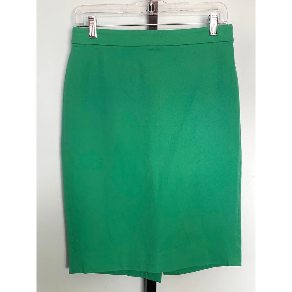 J. Crew No. 2 Pencil® Skirt in Bi-Stretch Cotton Blend Size 2 - Picture 2 of 8